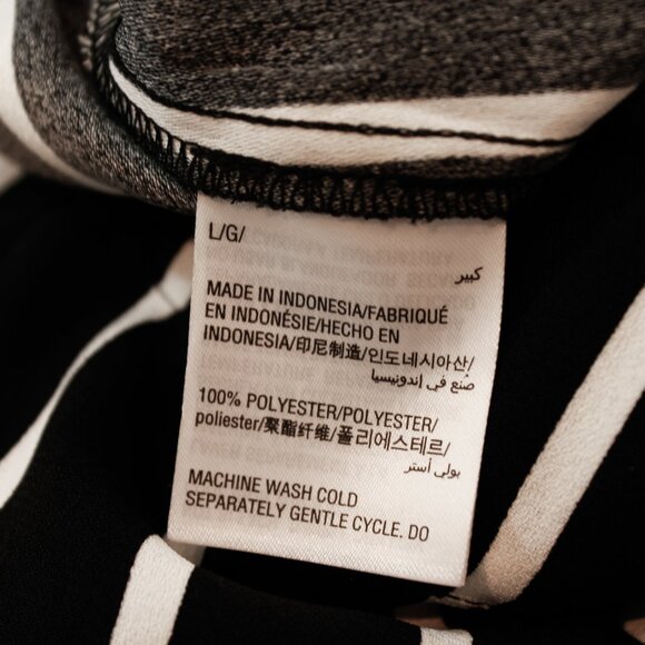 Coastal | I.N.C. Navy Striped Palazzo Pants | Cottagecore Nautical Heritage - Picture 9 of 10